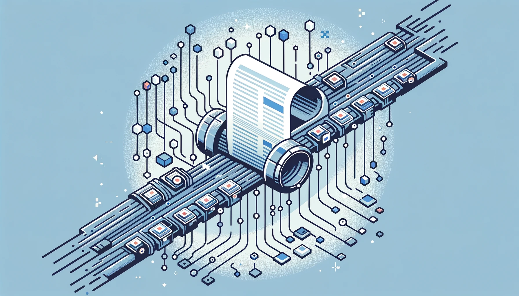OCR bank statement processing pipeline converting scanned document to structured data