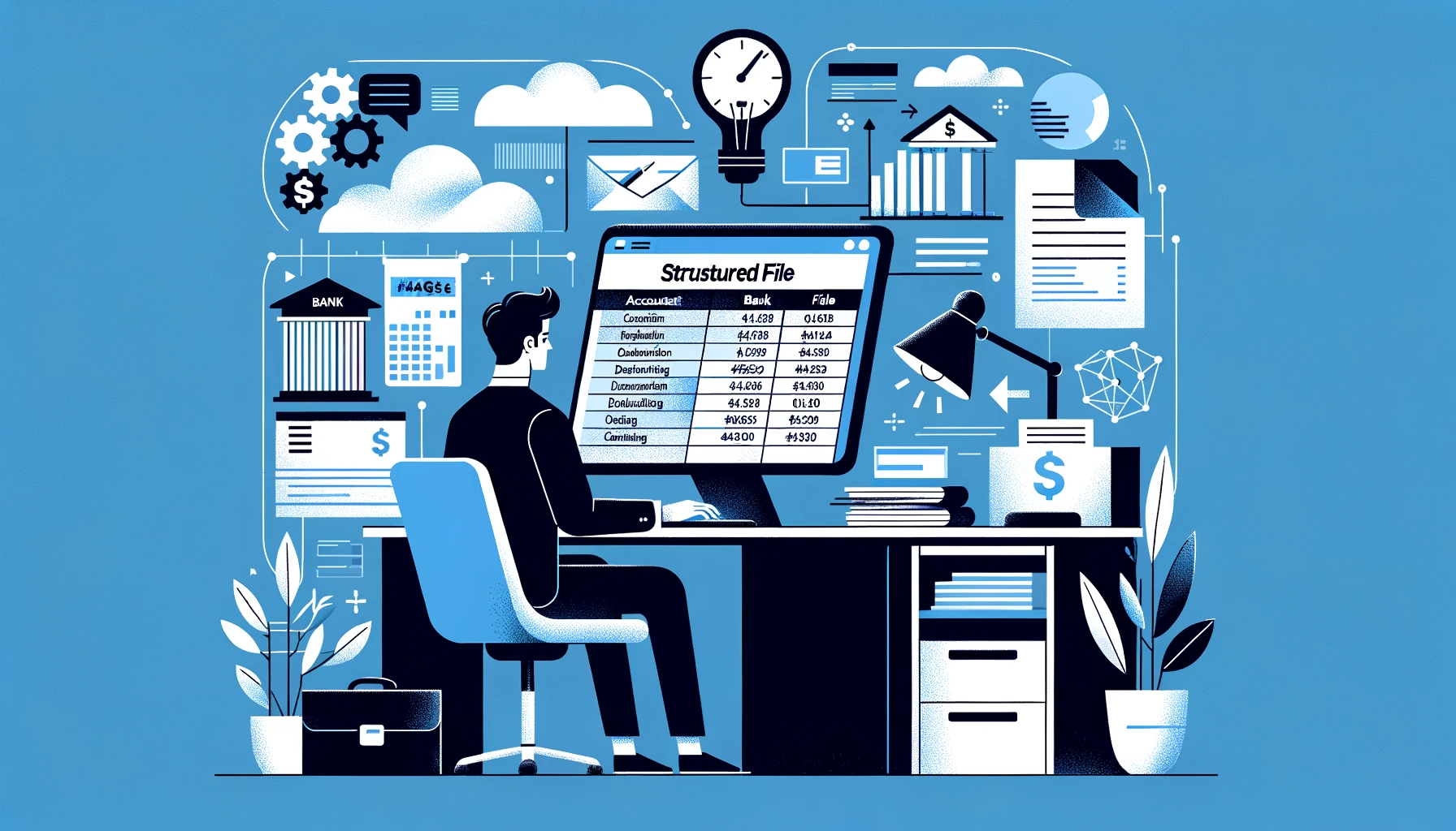 Importación de fichero Norma 43 de extracto bancario en software de contabilidad automática