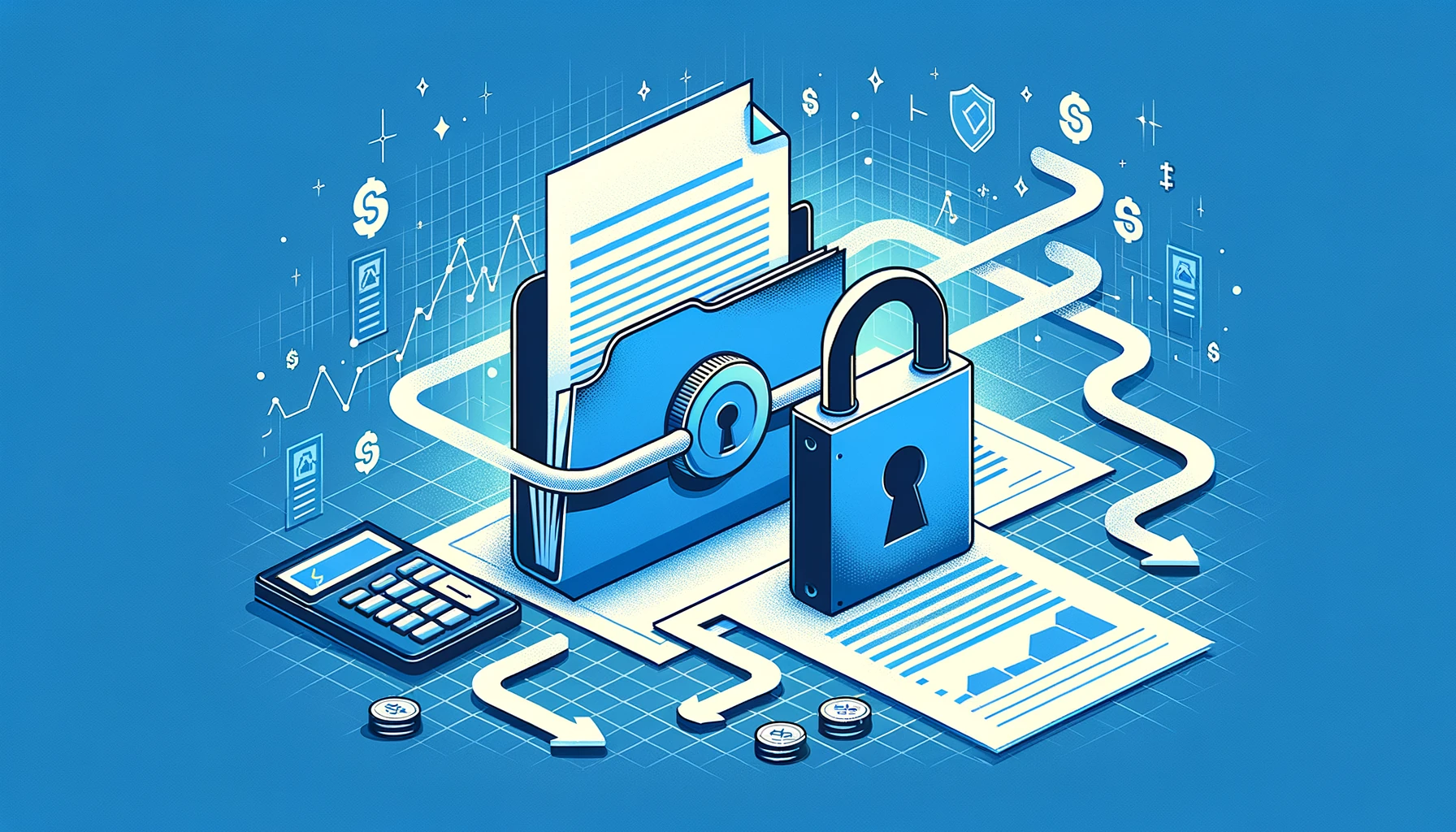 Illustration d'un relevé bancaire PDF protégé par mot de passe avec extraction de données vers un tableur