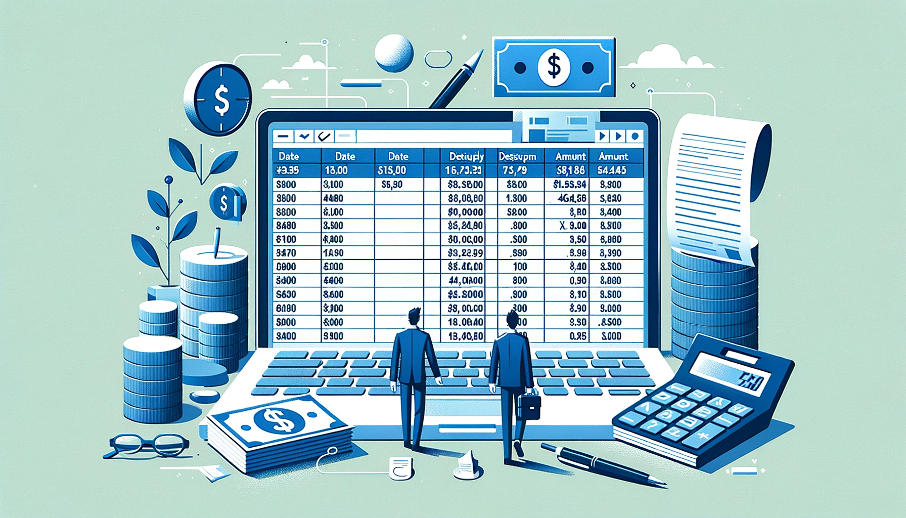 Estratto conto PDF convertito in Excel con colonne strutturate per la contabilita italiana