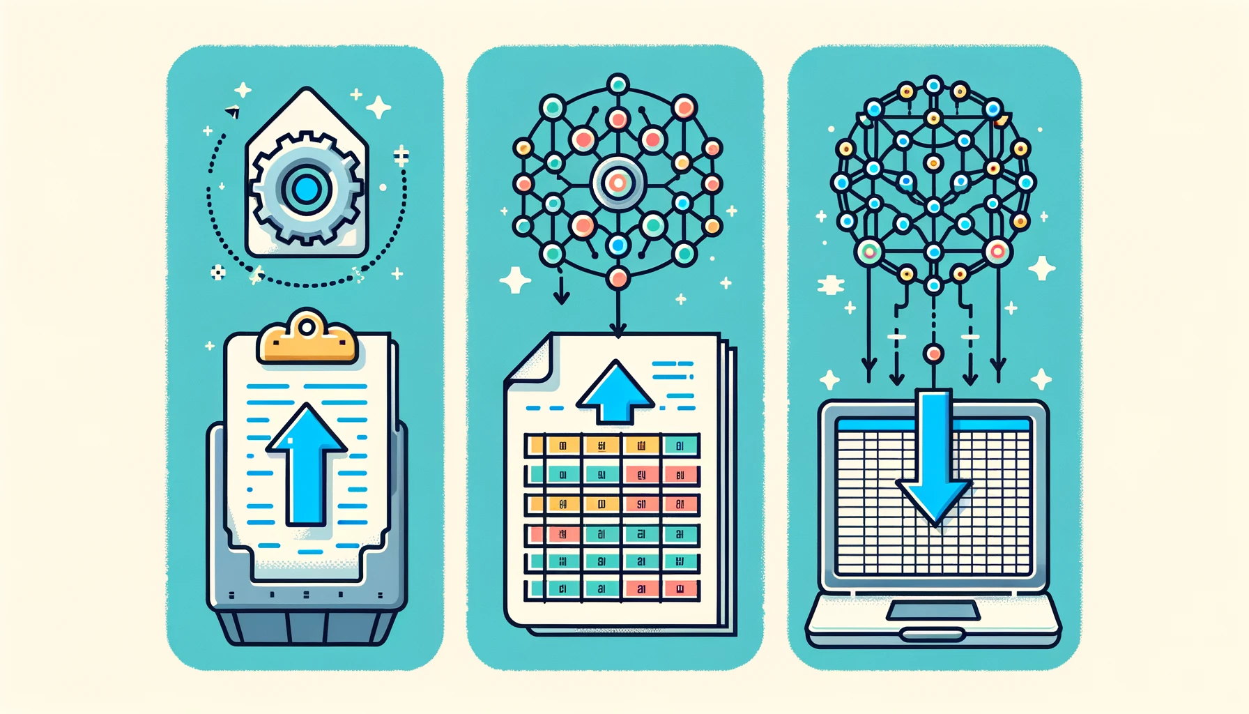 은행 명세서 OCR 3단계 프로세스: PDF 업로드, AI 처리, Excel 다운로드