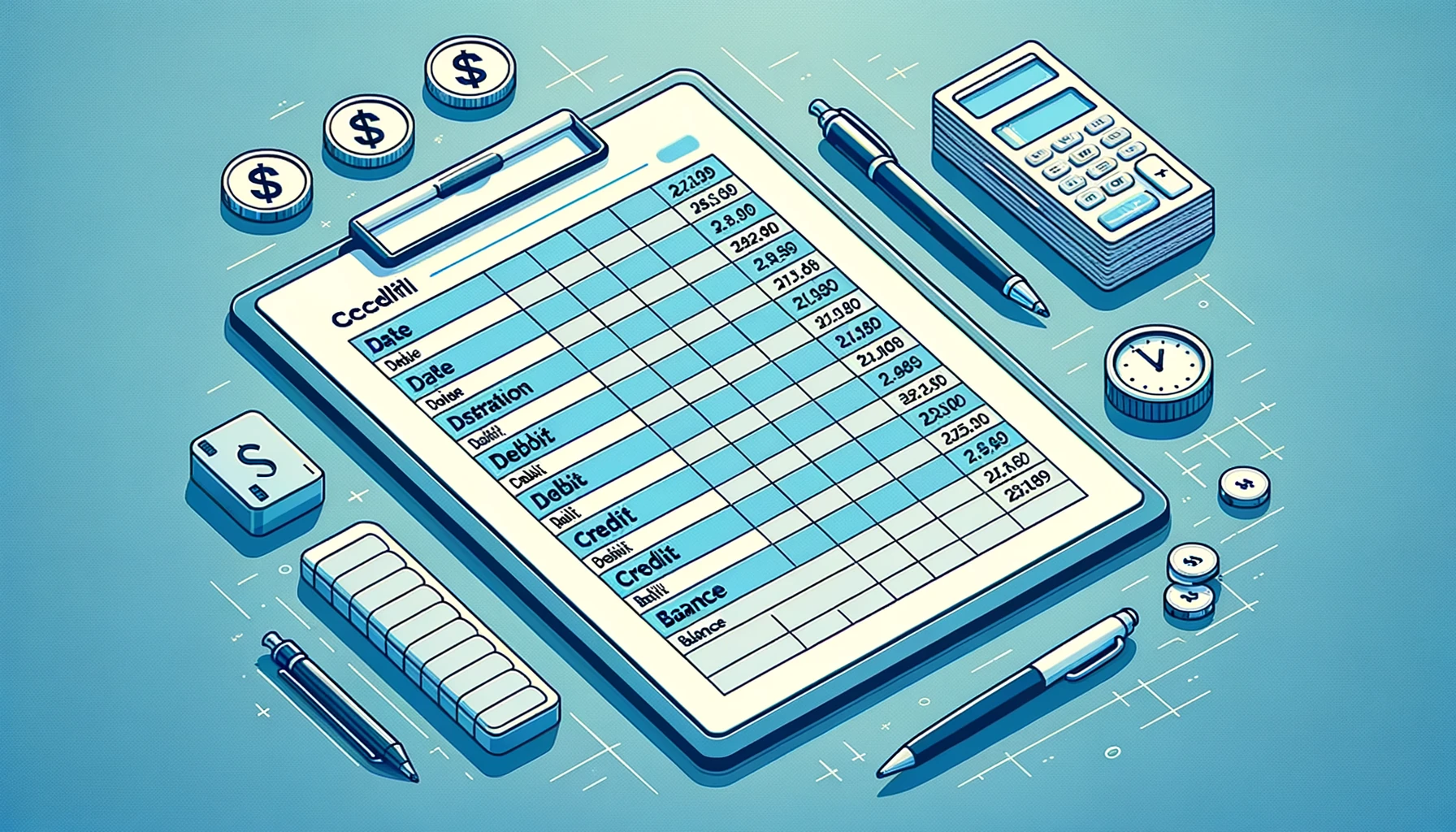Schone Excel-spreadsheet met gestructureerde banktransactiedata klaar voor boekhoudpakket import na PDF-conversie
