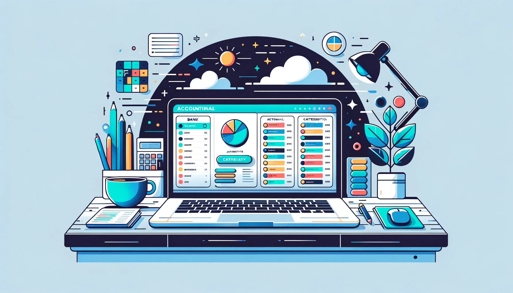 Infografia dos erros comuns na categorização de movimentos bancários: transações genéricas e itens sem categoria