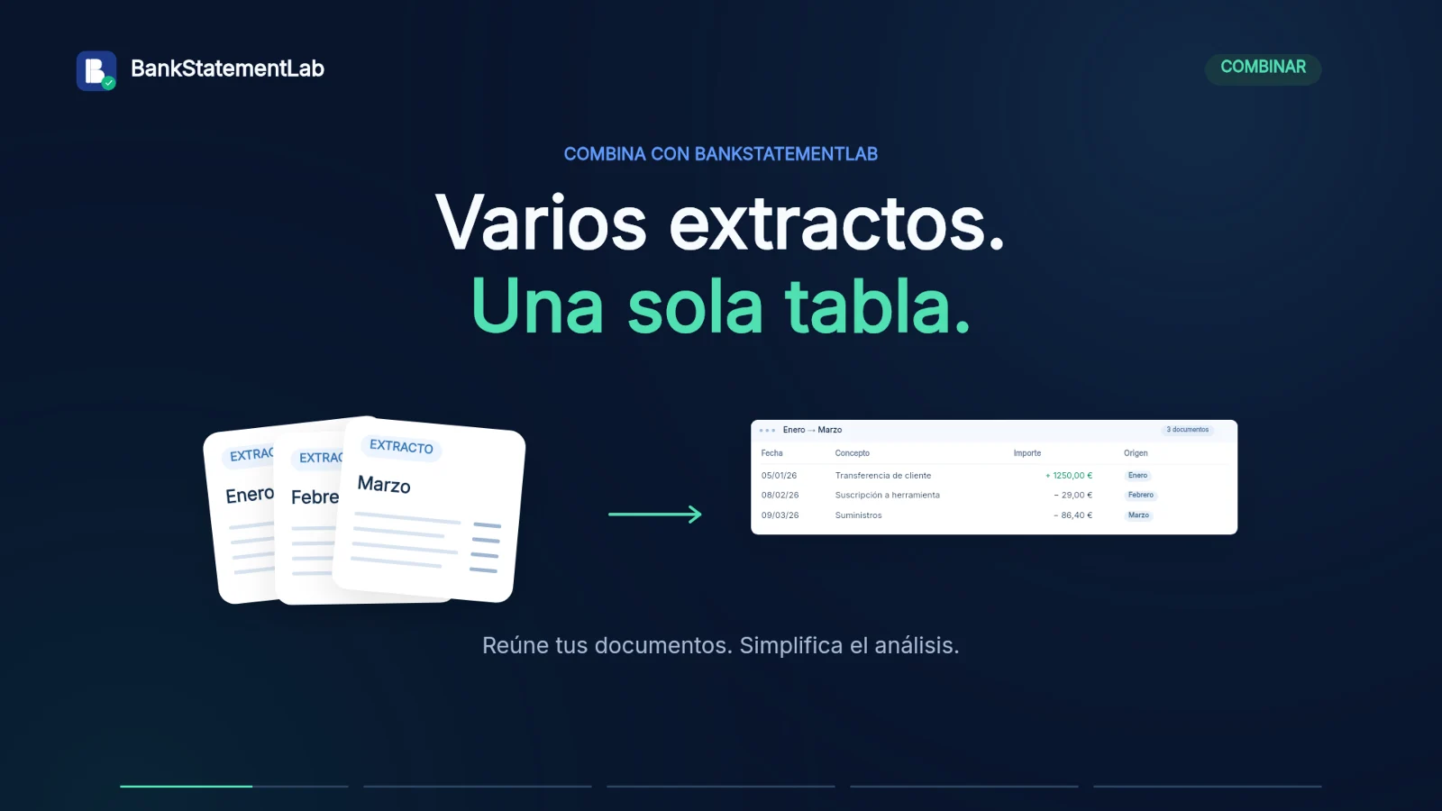 Vista previa del vídeo: La fusión de extractos en 30 segundos